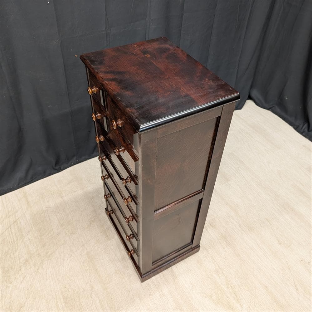 北海道民芸家具　無垢　整理箪笥　小物　タンス　箪笥　チェスト　引き出し　ドロワー