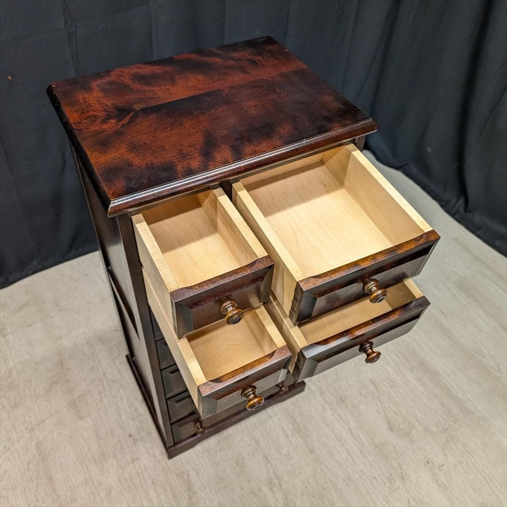 北海道民芸家具　無垢　整理箪笥　小物　タンス　箪笥　チェスト　引き出し　ドロワー