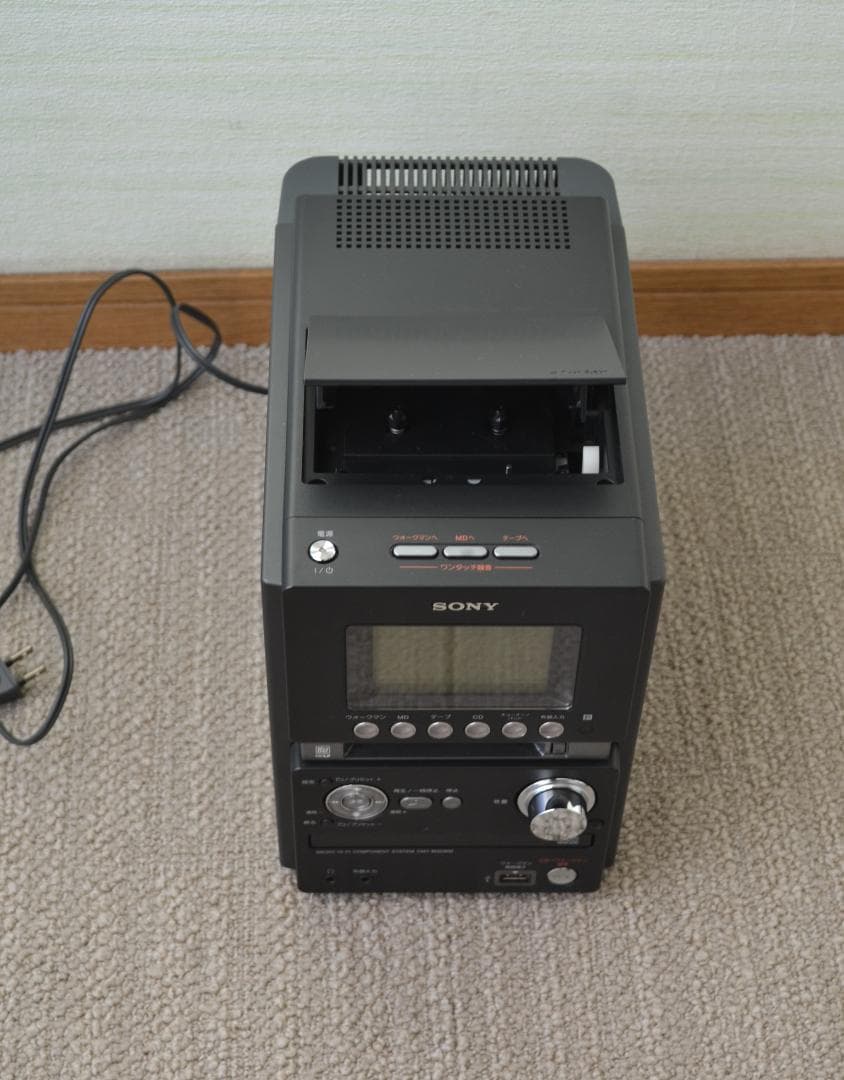 ソニー コンポ HCD-M35WM スピーカー SS-CM35　リモコン付き現状