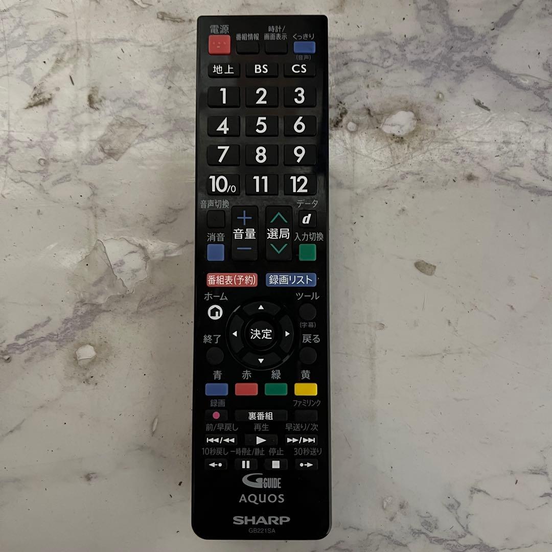 全国送料込❣️シャープAQUOS40型地デジBSCS内蔵テレビ外付HDD録画対応