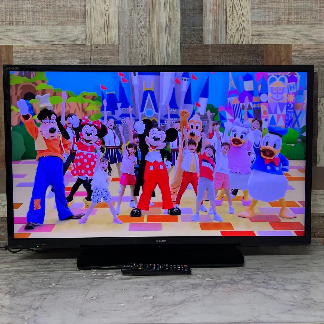 全国送料込❣️シャープAQUOS40型地デジBSCS内蔵テレビ外付HDD録画対応