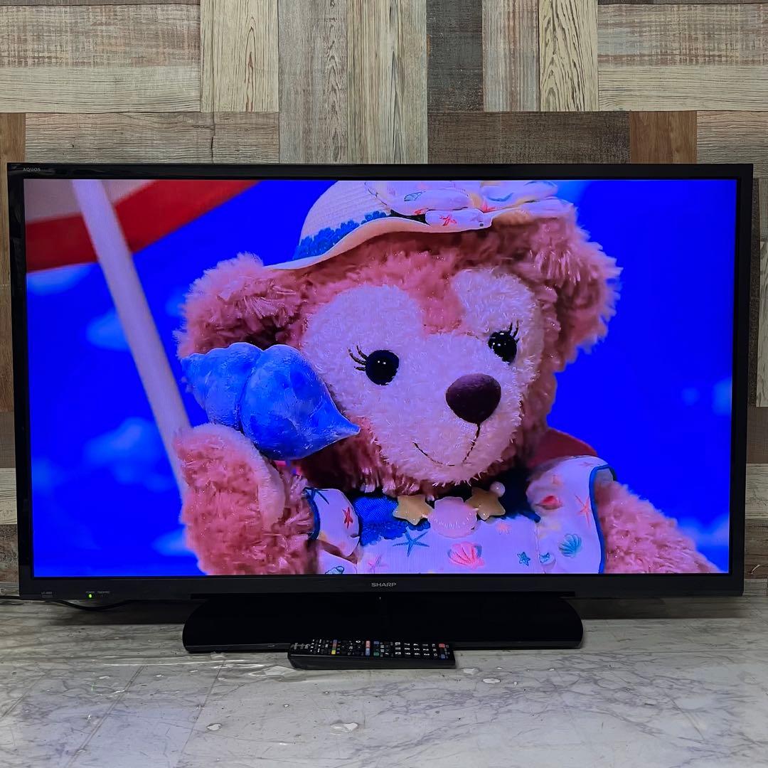 全国送料込❣️シャープAQUOS40型地デジBSCS内蔵テレビ外付HDD録画対応