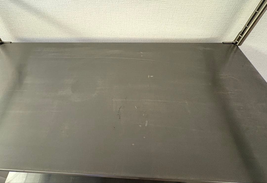 【引取限定】無印良品ステンレスユニットシェルフ大