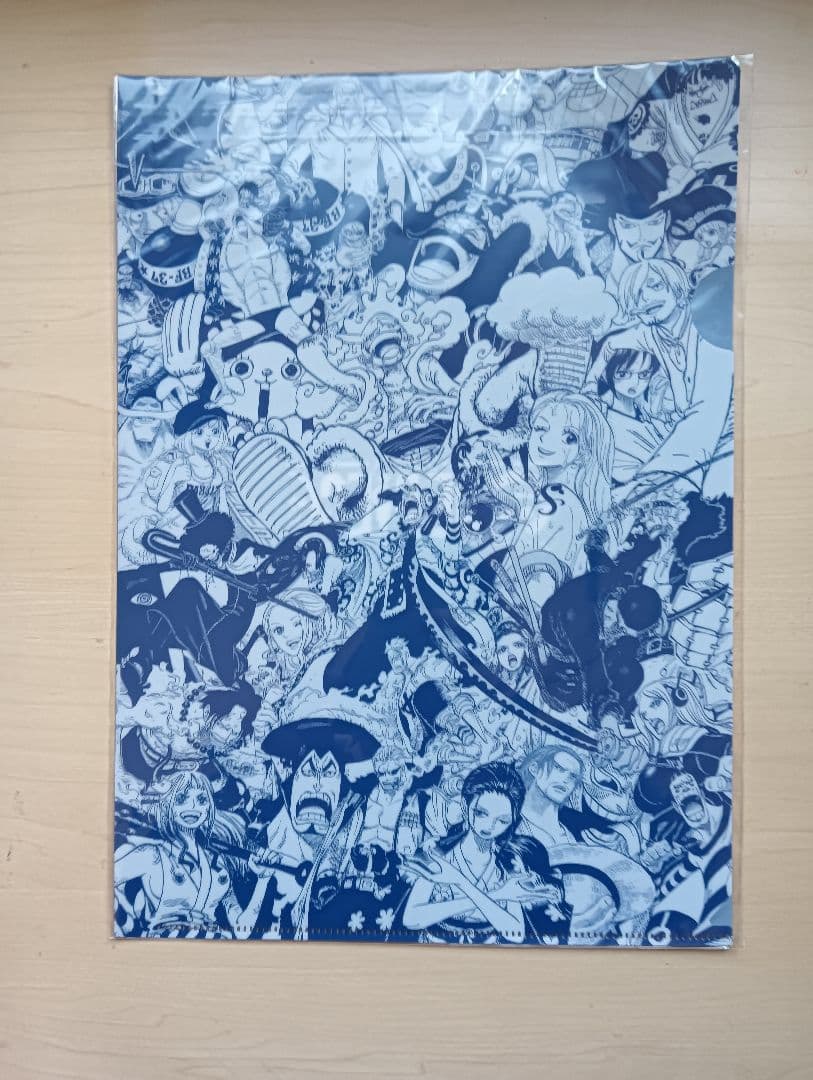 バラ売り可ONE PIECE BASESHOP　原画　クリアファイルブックマーク