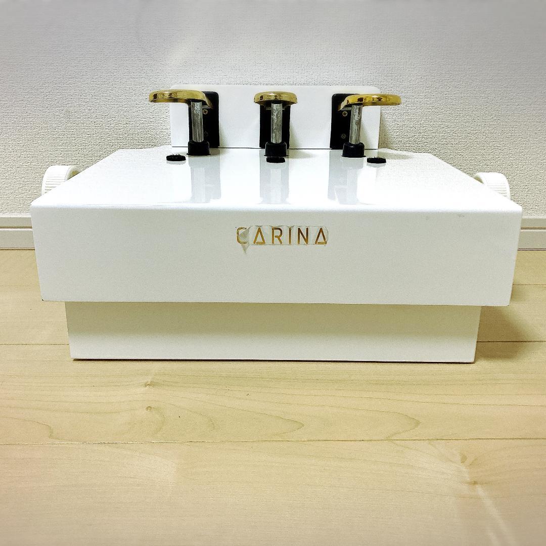 CARINA ピアノ補助ペダル 補助台 高さ調整 3本ペダル ホワイト 子供用