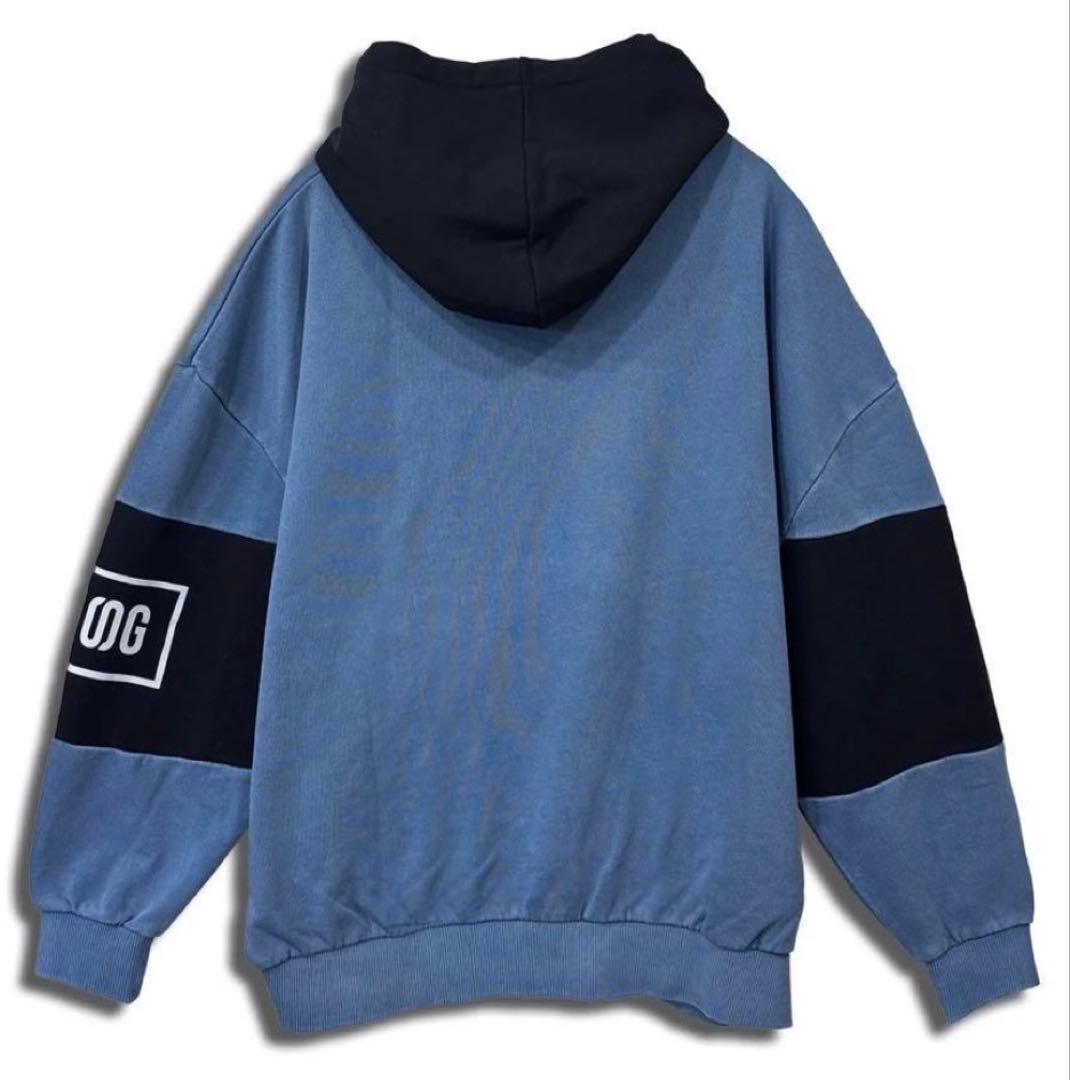 BMSGツートンジップパーカー BLUE OVER