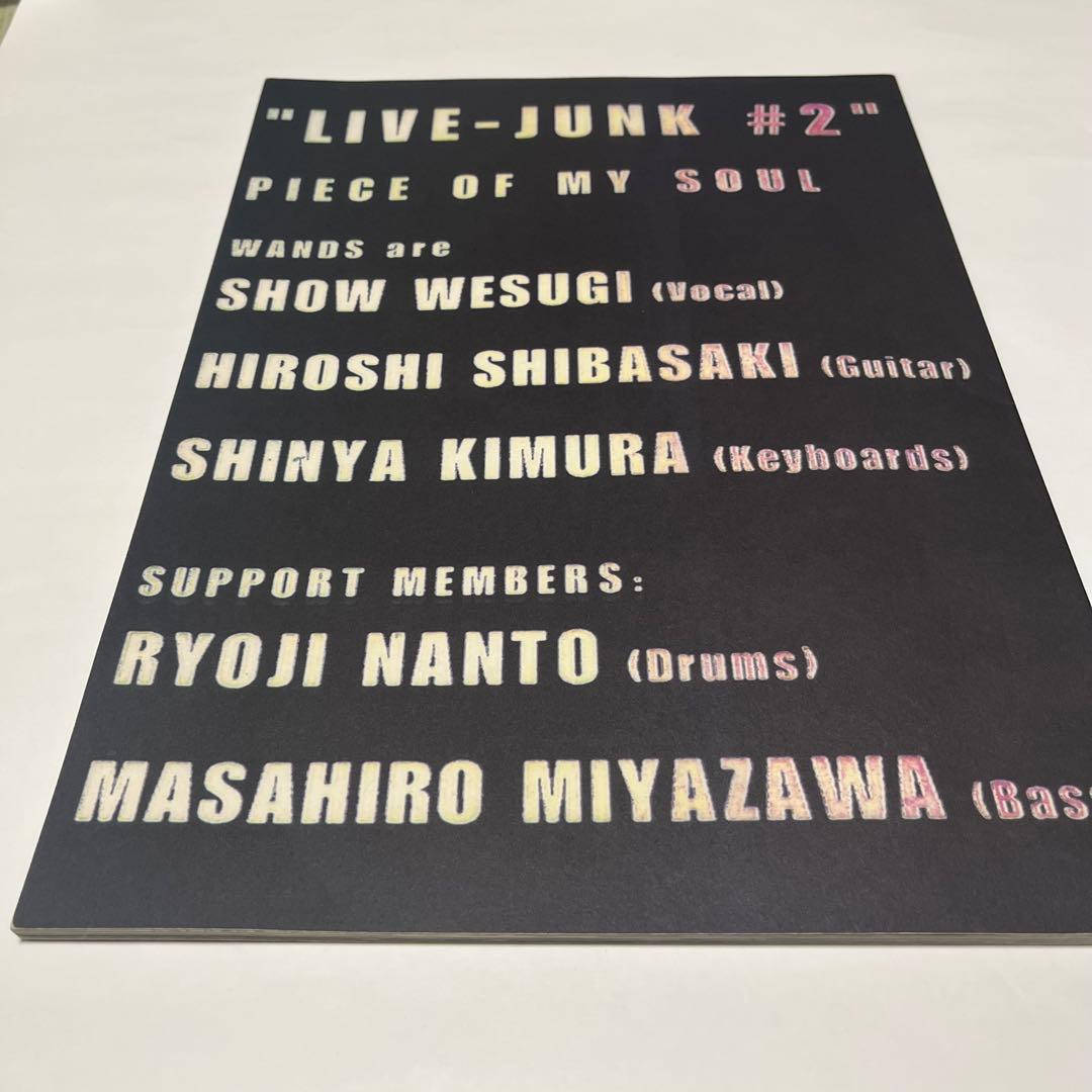 WANDS LIVE-JUNK ♯2 パンフレット