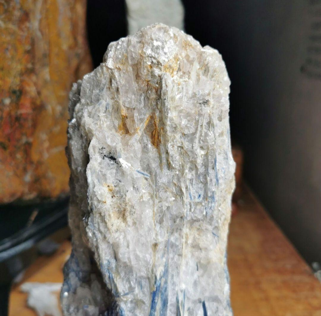 カイヤナイト　3.2キロ　鑑賞石　石 置物　オブジェ　インテリア