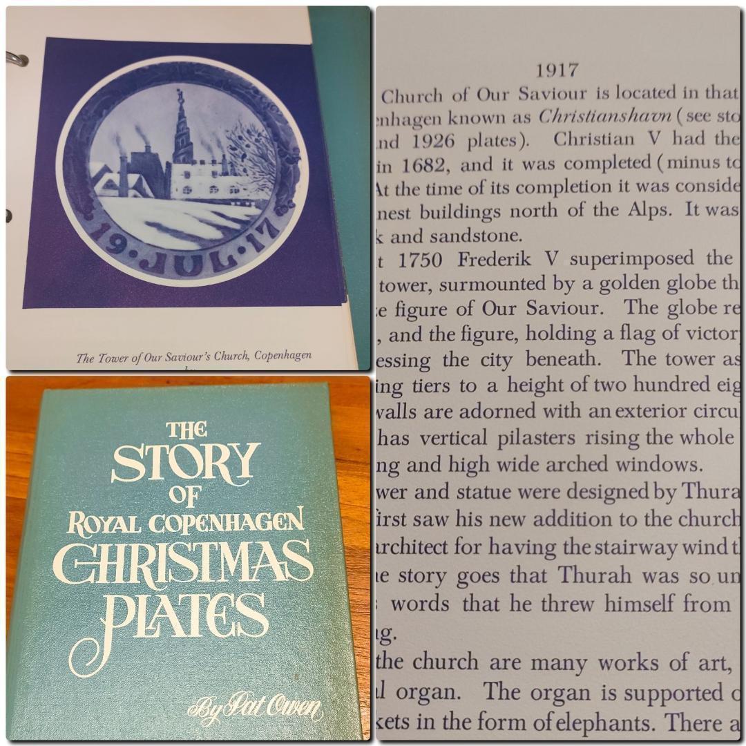 1917年 ロイヤルコペンハーゲン イヤープレートドイツ語 アンティーク 廃盤
