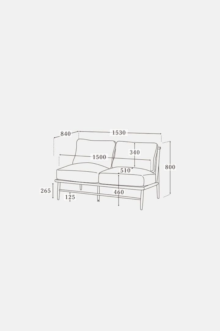 【MOMO NATURAL】 CLOUD SOFA 2Pソファ
