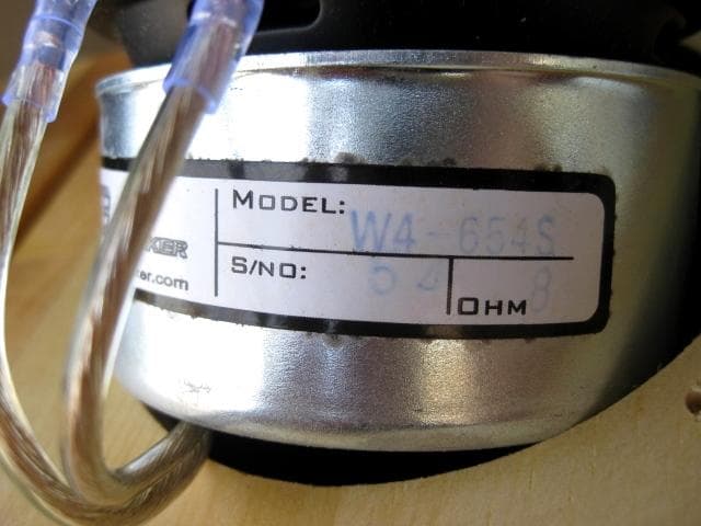 TangBand フルレンジスピーカー　自作　ペア