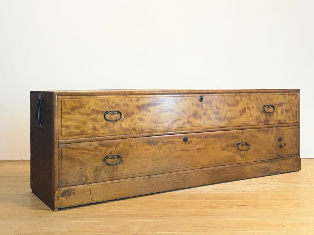 ローボード　木製　棚　M118　古道具　古家具　ビンテージ　アンティーク