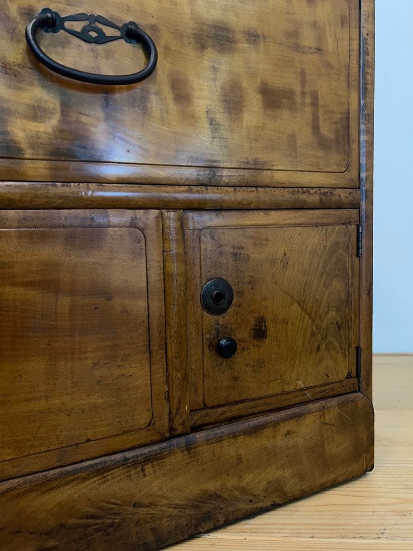 ローボード　木製　棚　M118　古道具　古家具　ビンテージ　アンティーク