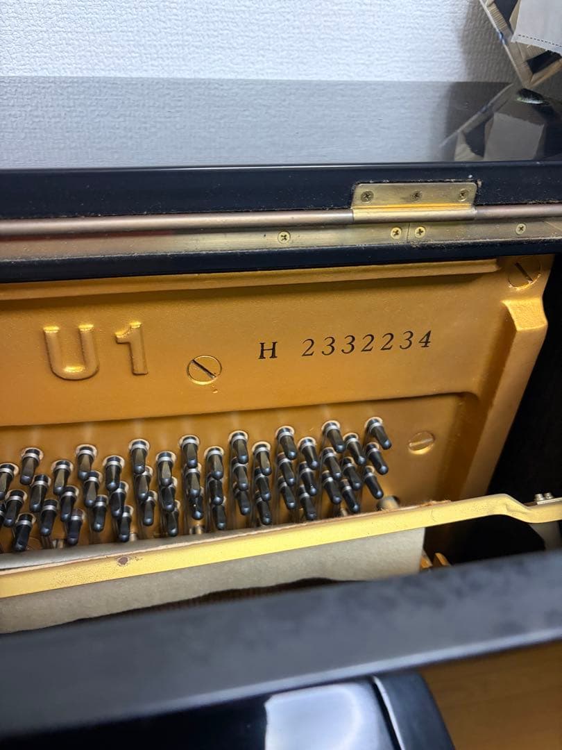 《YAMAHA》 ヤマハ アップライトピアノ U1H 〇調律カード付属〇 椅子付