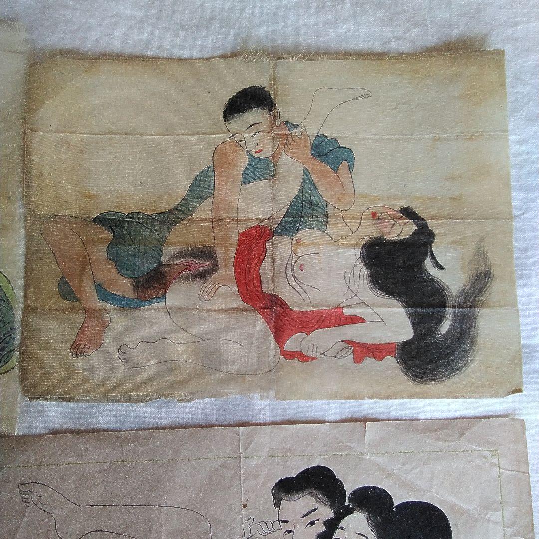 春画4枚セットセット。