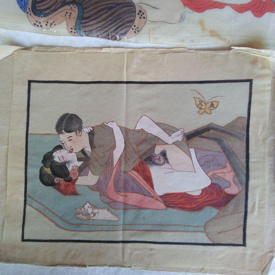 春画4枚セットセット。