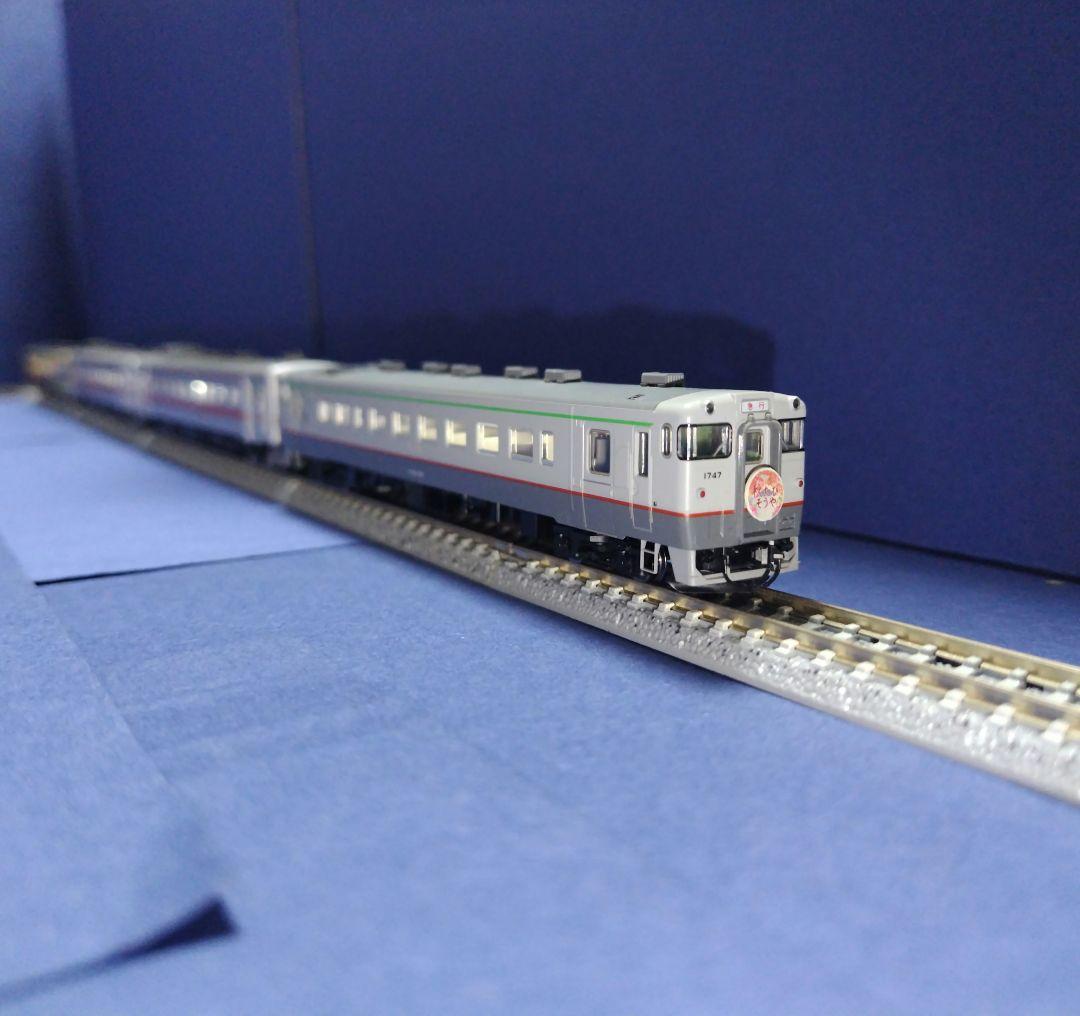 急行「秋たびそうや号」再現セット キハ40 キハ54 ヘッドマーク取付　Nゲージ