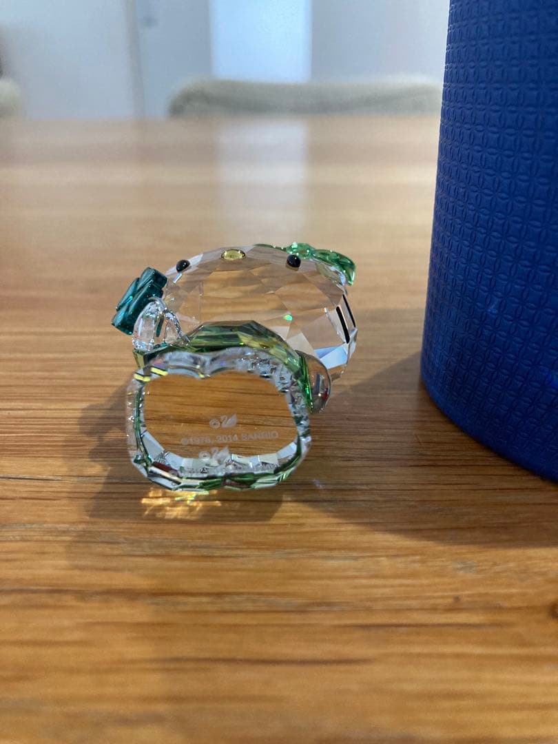 【期間限定値下】スワロフスキー キティ ラッキー チャーム クローバー グリーン