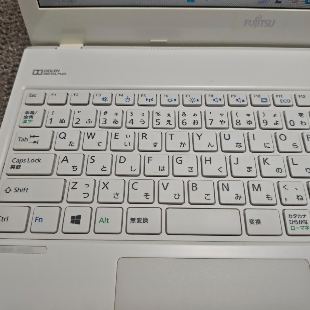 メモリ2倍Windows11✨リカバリ済・新品高速SSD 富士通ノートパソコン