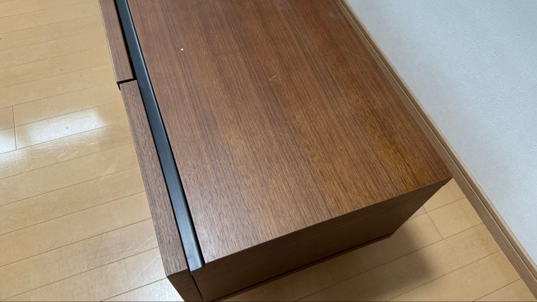 【完成品送料込】ウォールナット突板 テレビ台 幅140 サンキコーポレーション