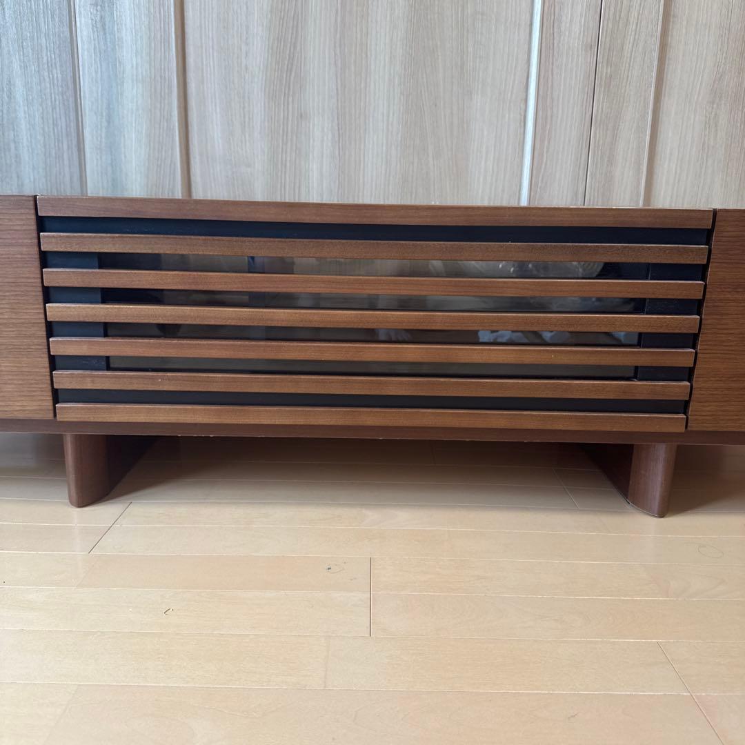 【完成品送料込】ウォールナット突板 テレビ台 幅140 サンキコーポレーション