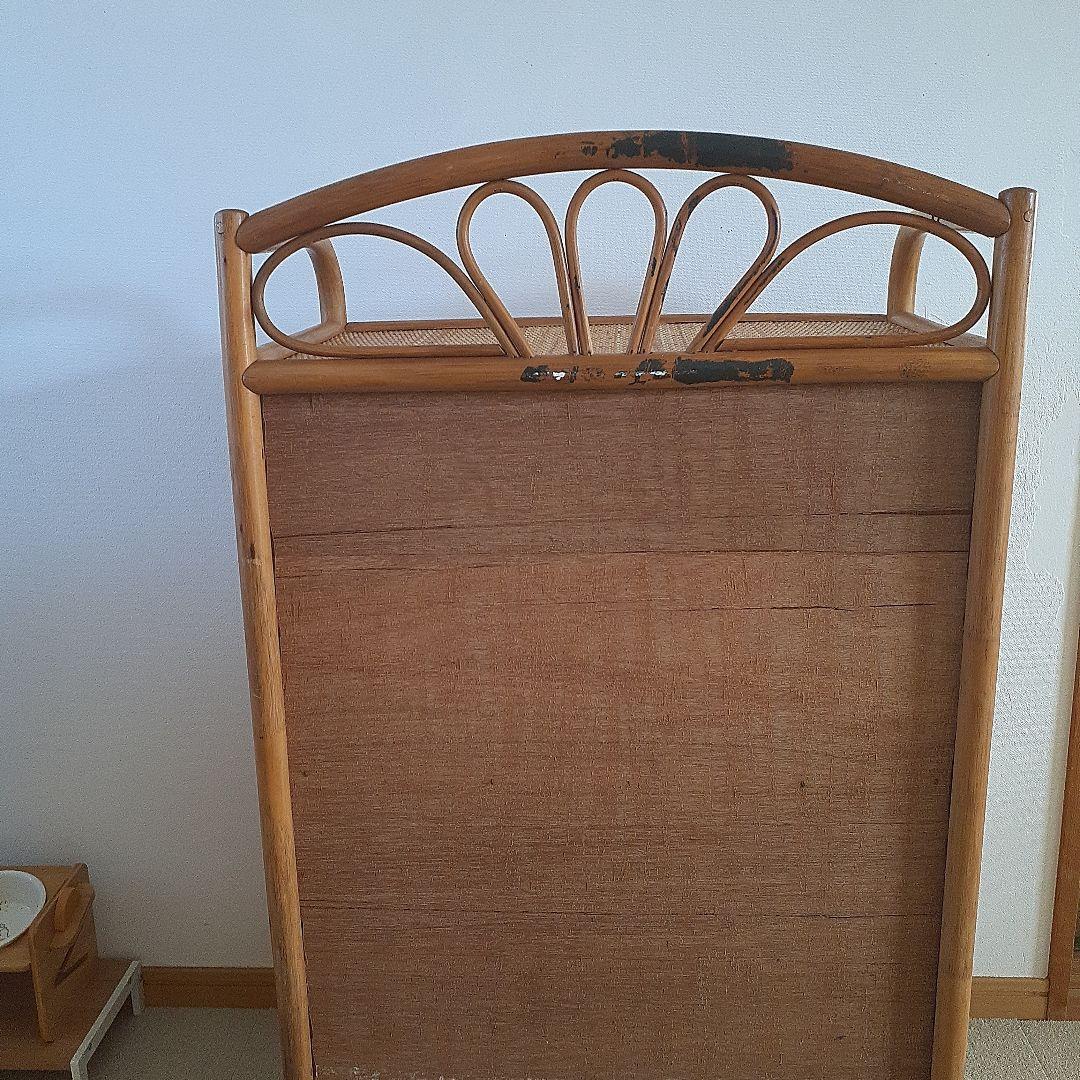 ラタン製5段チェスト