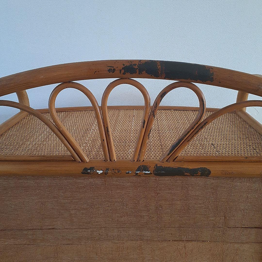 ラタン製5段チェスト