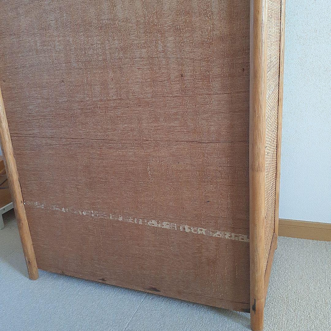 ラタン製5段チェスト