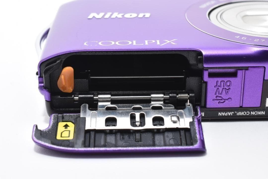 【美品・返品保証】　ニコン　Nikon COOLPIX S3300 パープル