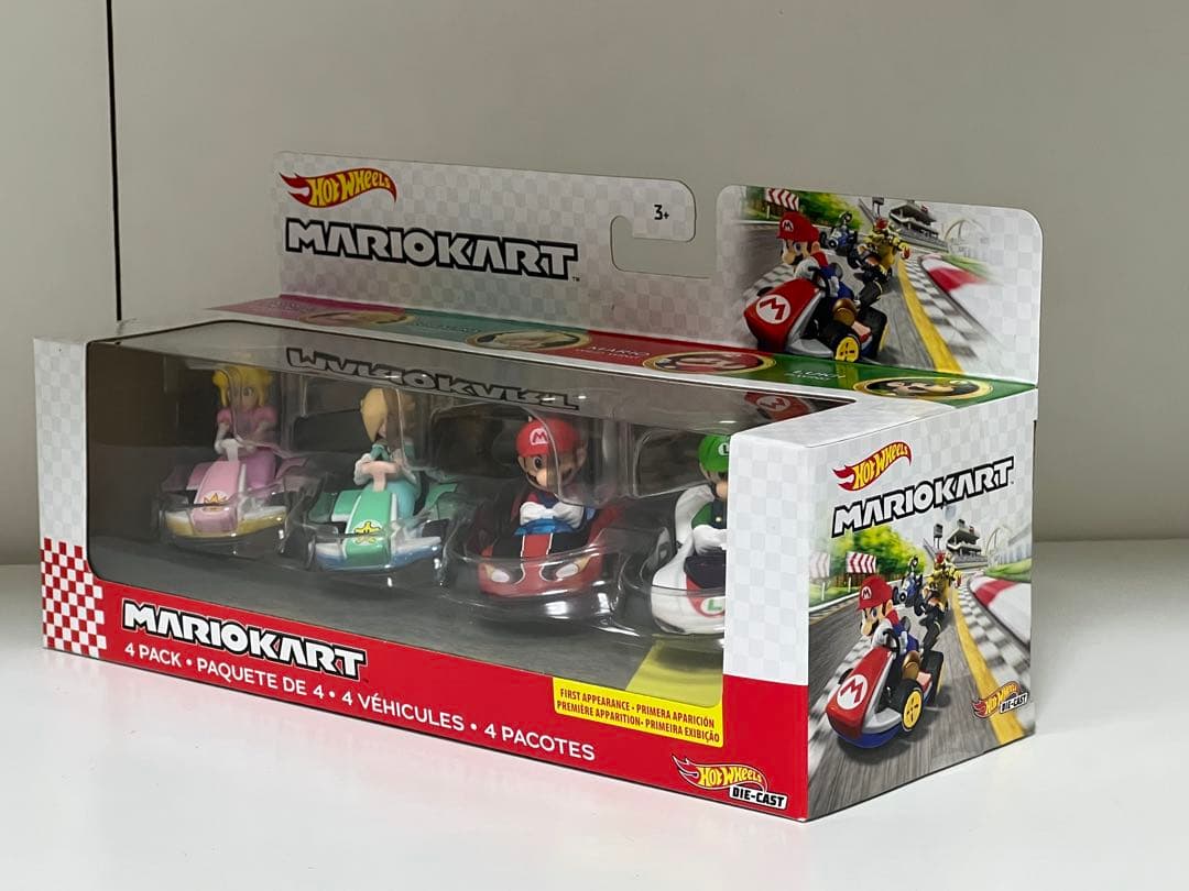 【ロゼッタ/ ルイージ Pウィング】ホットウィール マリオカート 4パック C