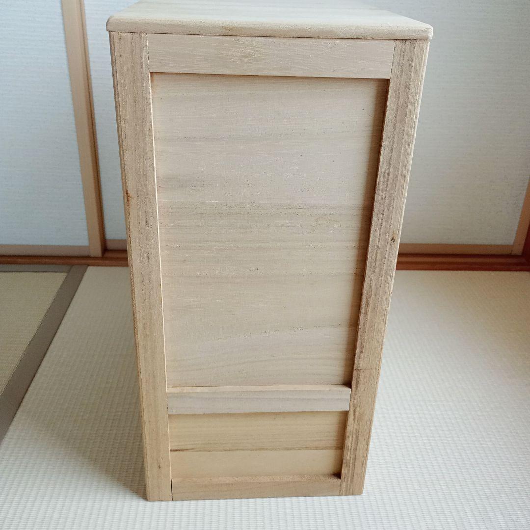 竹本木箱店 総桐天然木の計量米びつ 米蔵 10kg用 米びつ 桐【美品】