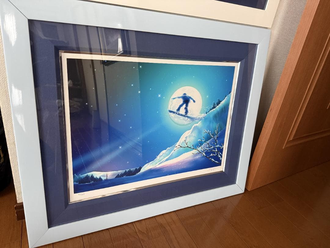 【KAGAYA】カガヤ　ジークレー版画　スノードロップ