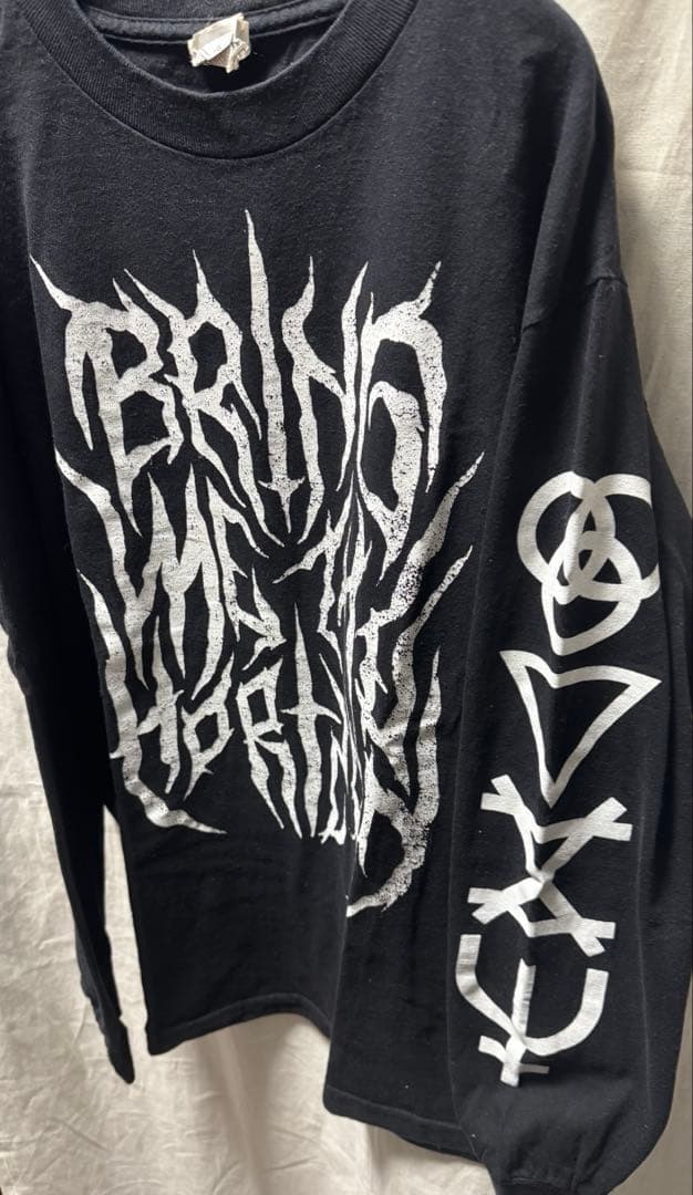 bring me the horizon ブリングミー　ブラック　ロンtee