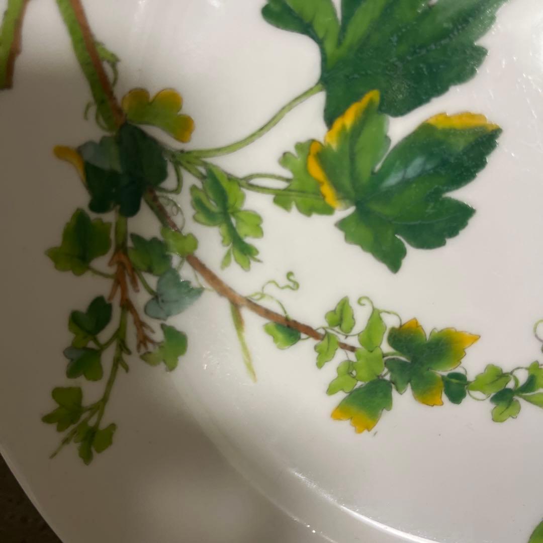 イギリス ミントン アンティーク ディナープレート 蝶