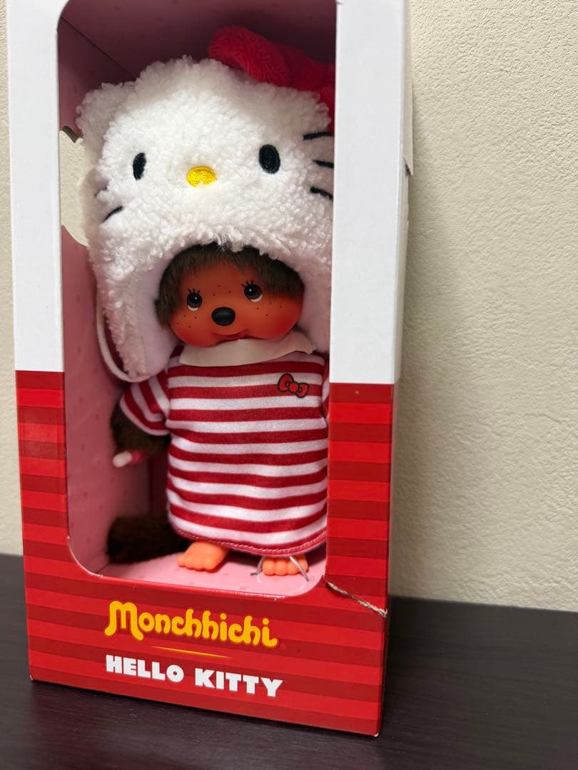 新品 希少　レア　完売品　モンチッチ ハローキティ コラボ　Monchhichi