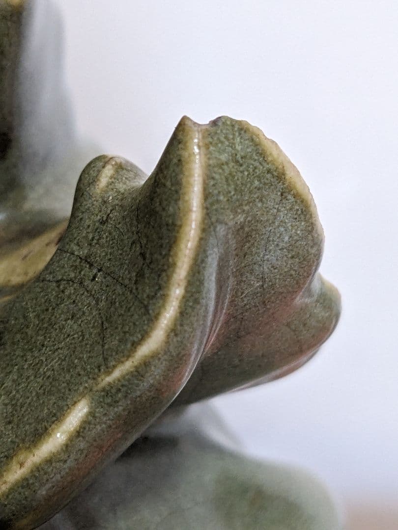 ♦！大珍品 ？三田 青磁 雅樂舞像 磁器人形 朝鮮コレクション骨董品アンティーク