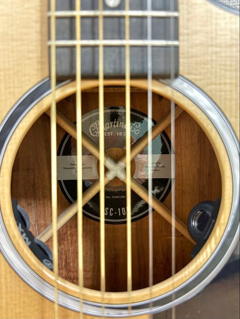 Martin SC-10E-01 エレアコギター　マーチンセミハードケース付