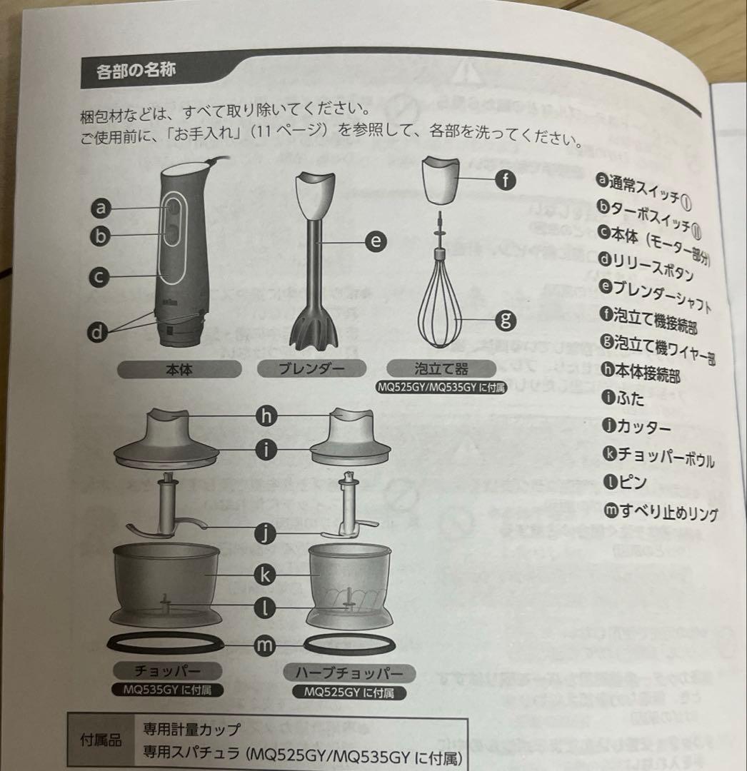 BRAUN Multi Quick5 ハンドブレンダー