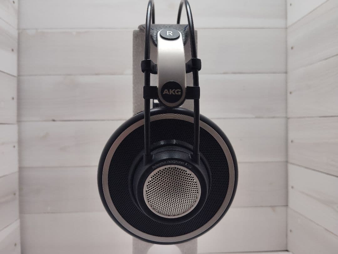 【美品】AKG K702 （ネイビー）ケーブル付き ヘッドフォン　10時間使用