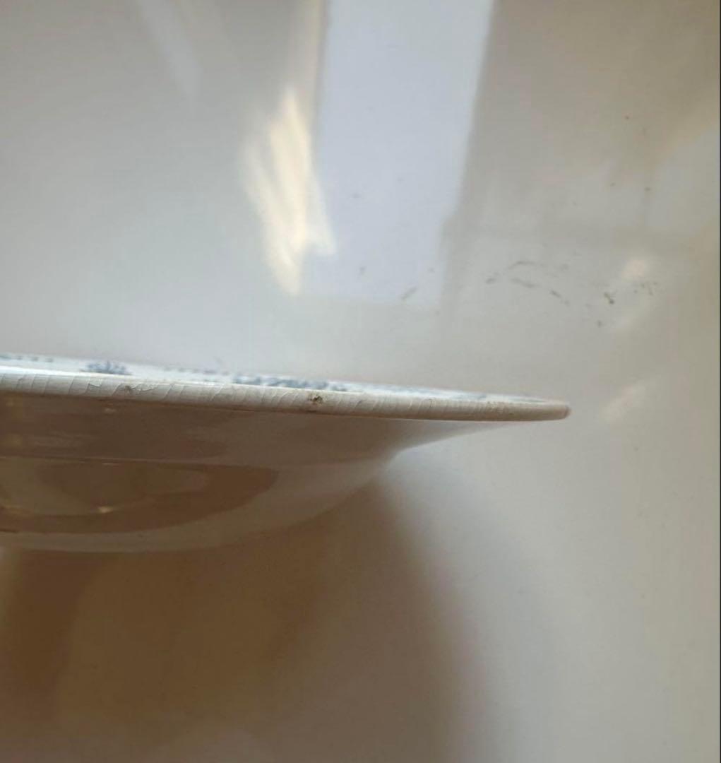 リュネヴィル　luneville フランス　アンティークプレート　皿　ブロカント