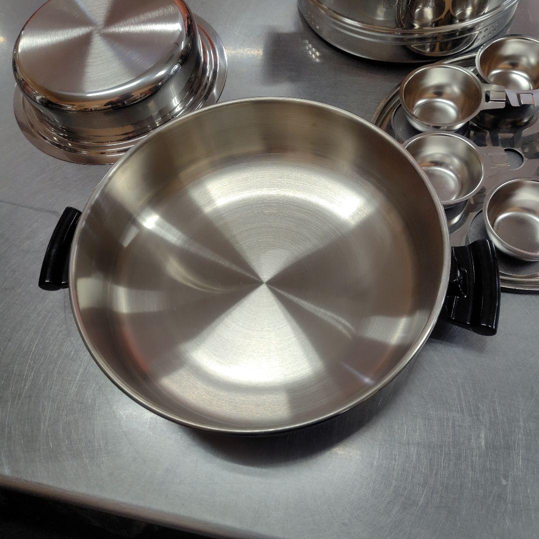 アムウェイクイーン中フライパンシチューパンセット6L