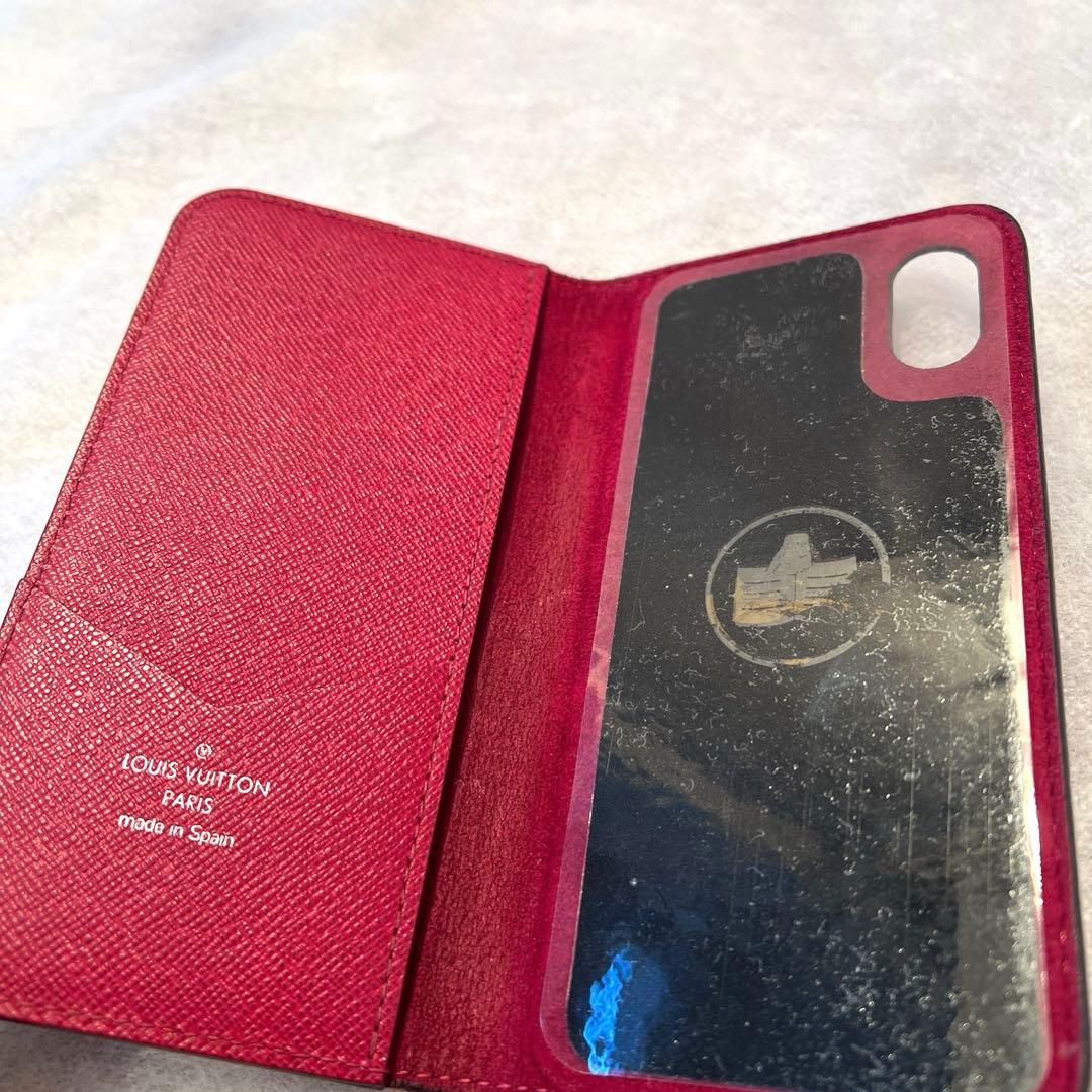【正規品】LOUIS VUITTON iPhoneX 手帳型ケース