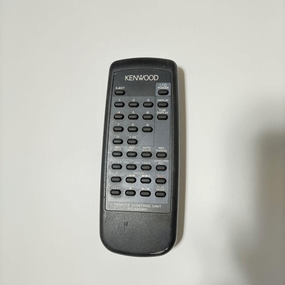 【動作品】KENWOOD DM-3090 MDプレーヤー リモコン付