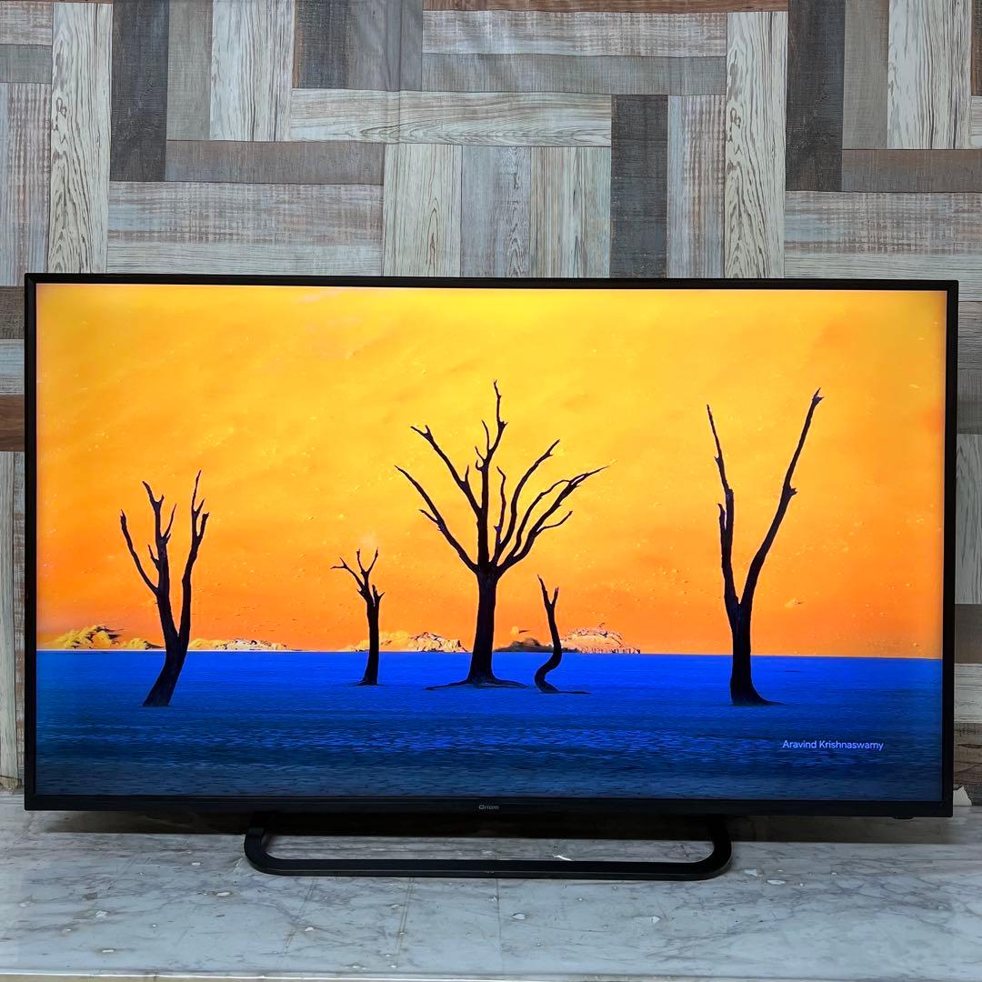 全国送料込❣️山善49型4K液晶TV東芝製LSI搭載Wチューナー裏番組録画可能