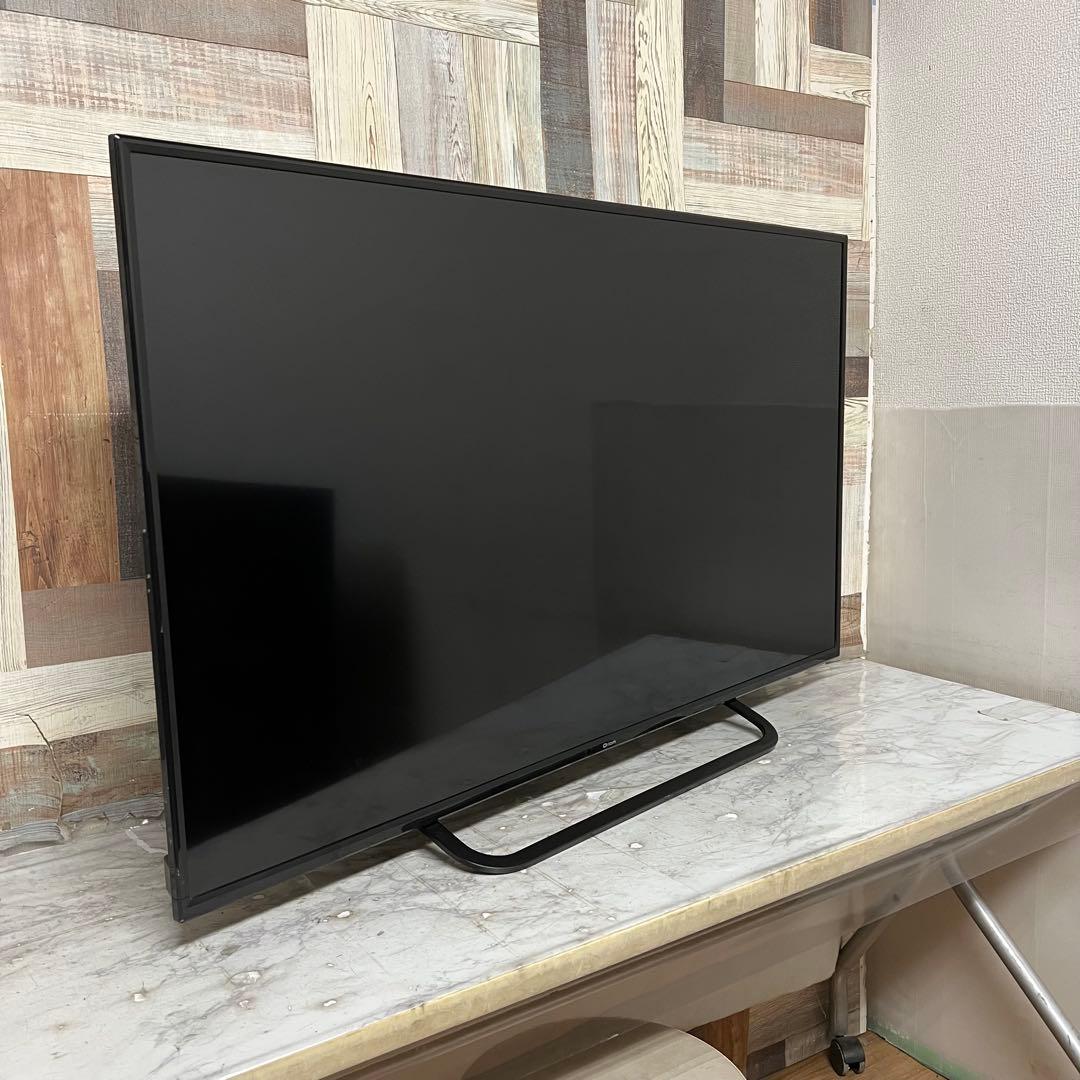 全国送料込❣️山善49型4K液晶TV東芝製LSI搭載Wチューナー裏番組録画可能