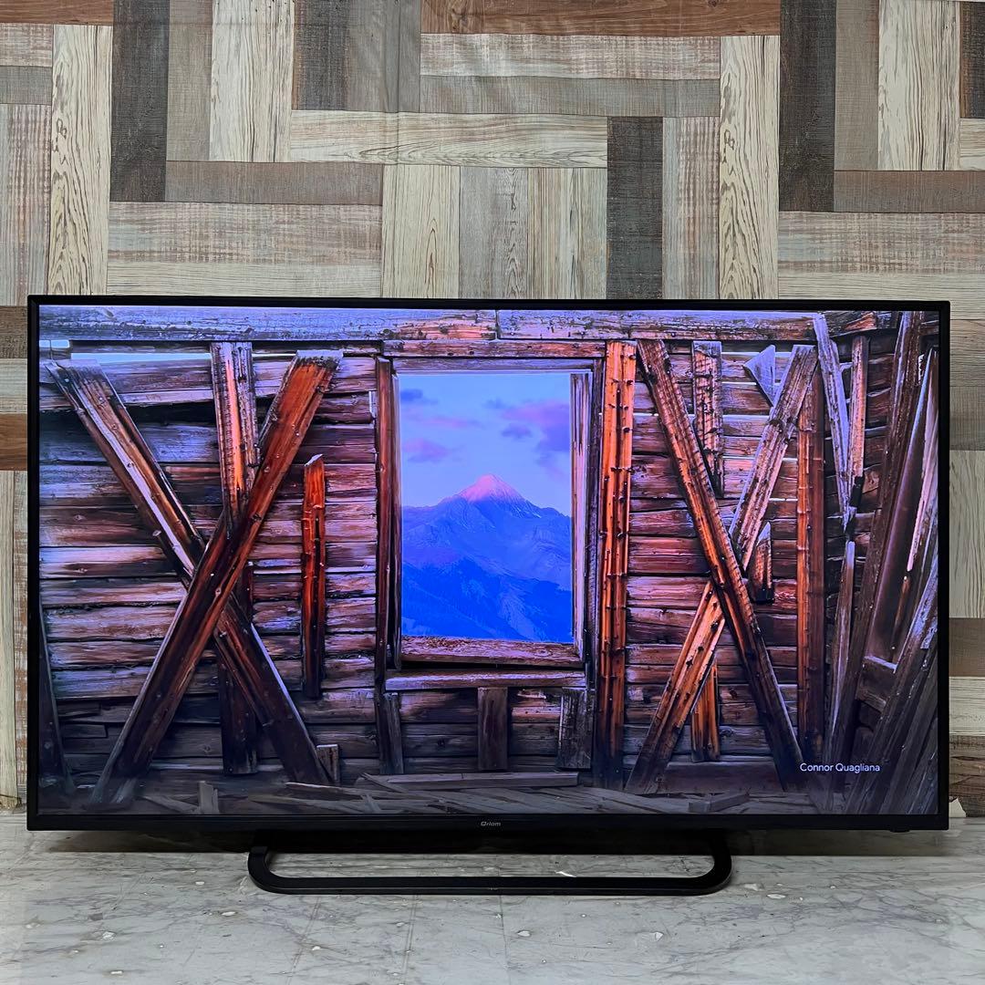 全国送料込❣️山善49型4K液晶TV東芝製LSI搭載Wチューナー裏番組録画可能