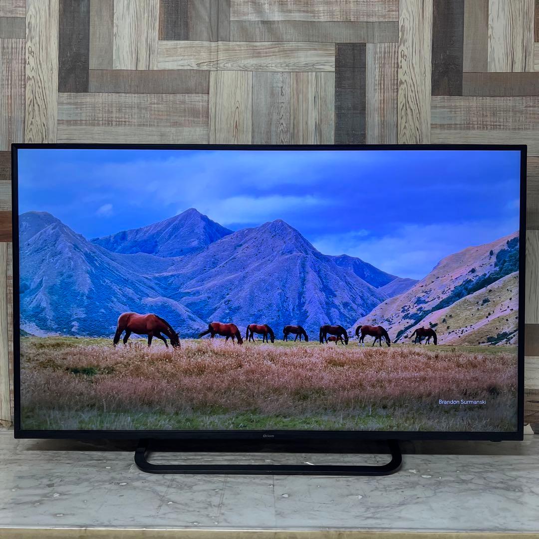 全国送料込❣️山善49型4K液晶TV東芝製LSI搭載Wチューナー裏番組録画可能