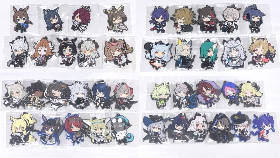 アークナイツ　カプセルラバーマスコット　1 2 3 4 フルコンプリートセット