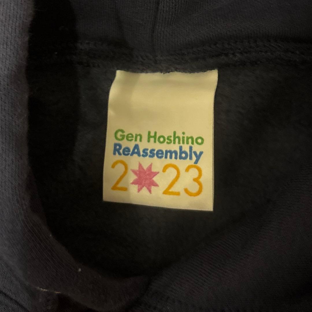 レア星野源 Reassembly HOODIE フーディ パーカー L 2023