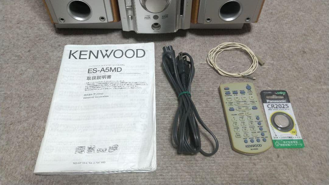 KENWOOD RD-ESA5MDリモコン取扱説明書付